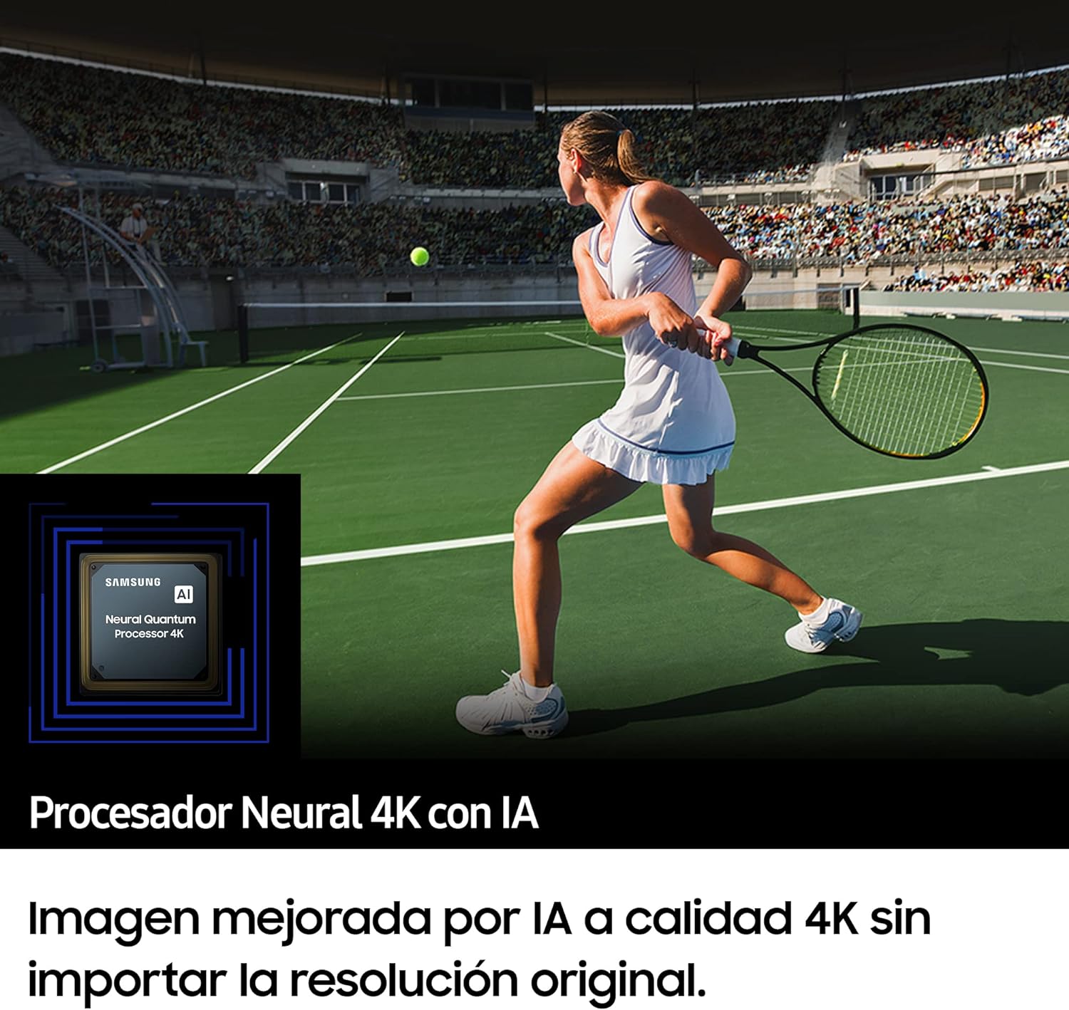 SAMSUNG TV QLED 4K 65'' | Smart TV con Direct Full Array, Procesador Neural IA - Imagen 8